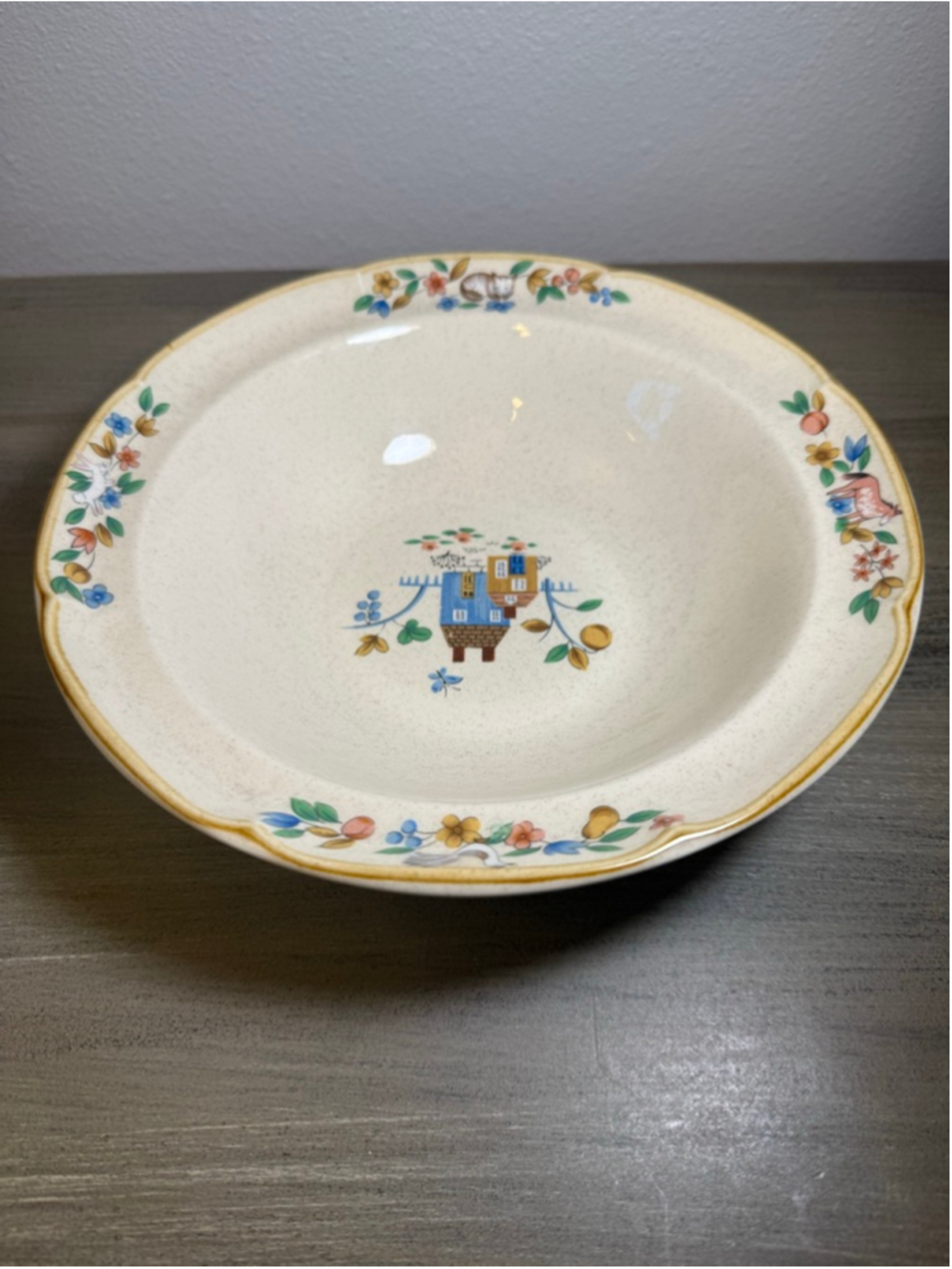 Vintage International Heartland Stoneware 9 Inch Serving Bowl Japan Cottagecore - Picture 3 of 8
